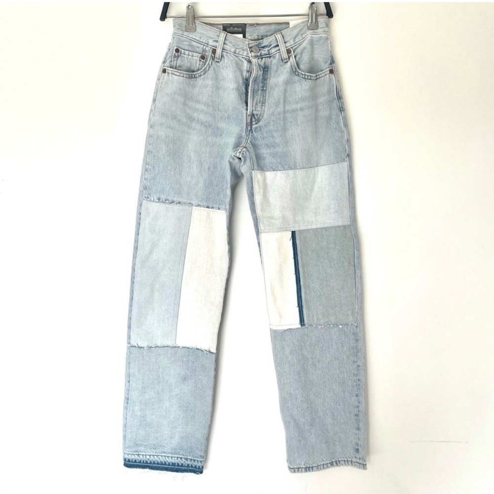 NWT Levi’s Patchwork Denim Jeans - Picture 5 of 10